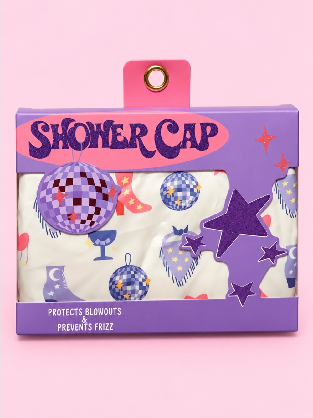 Country Girl Shower Cap - Protects Blowouts & Prevents Frizz